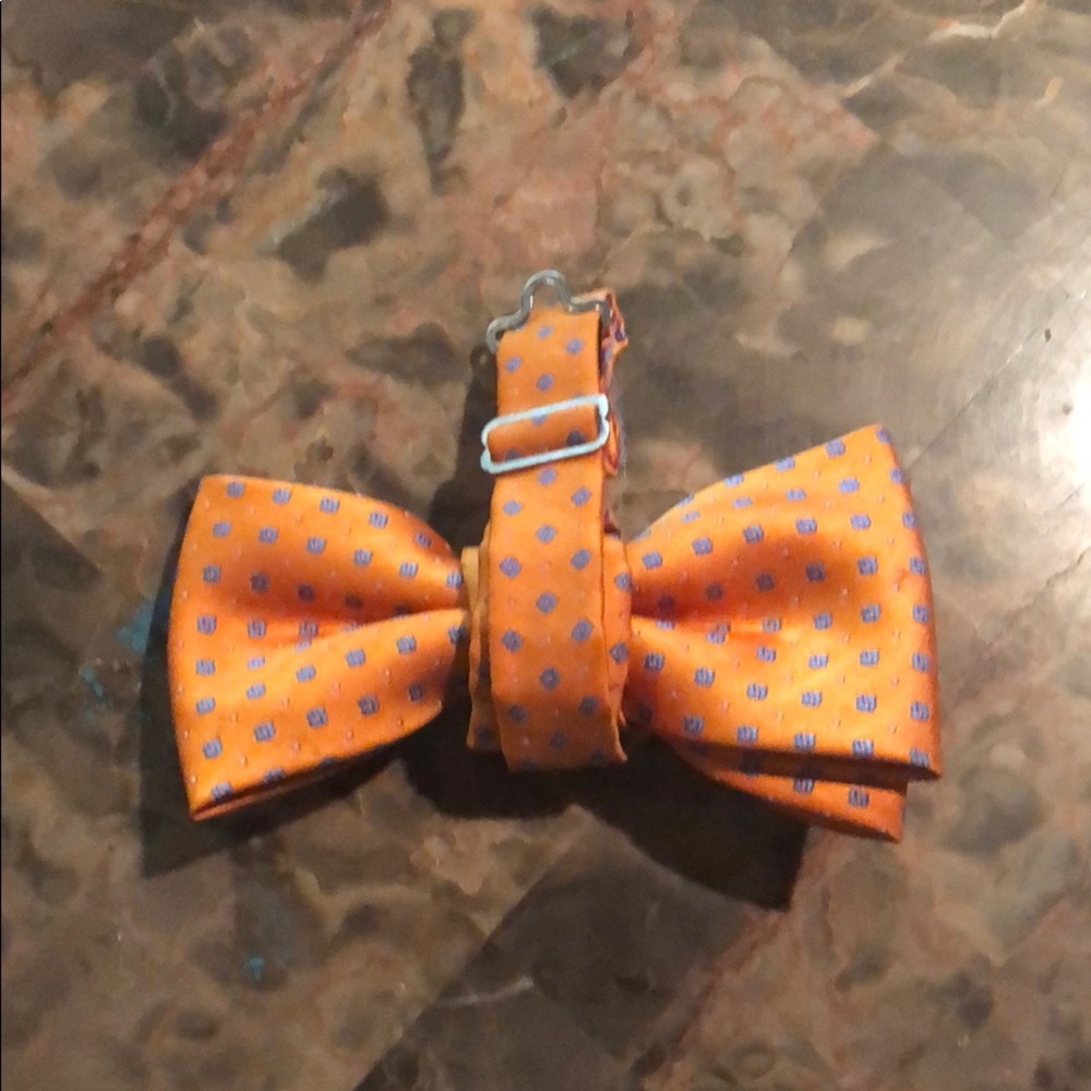 Orange and Blue Bowtie
